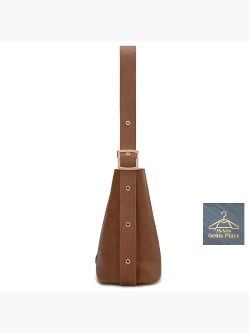 Medium Hobo Bag with Coin Pouch - Soft PU Leather Shoulder Tote